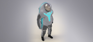 Illustration for article titled NASA reveals its next generation Tron spacesuit